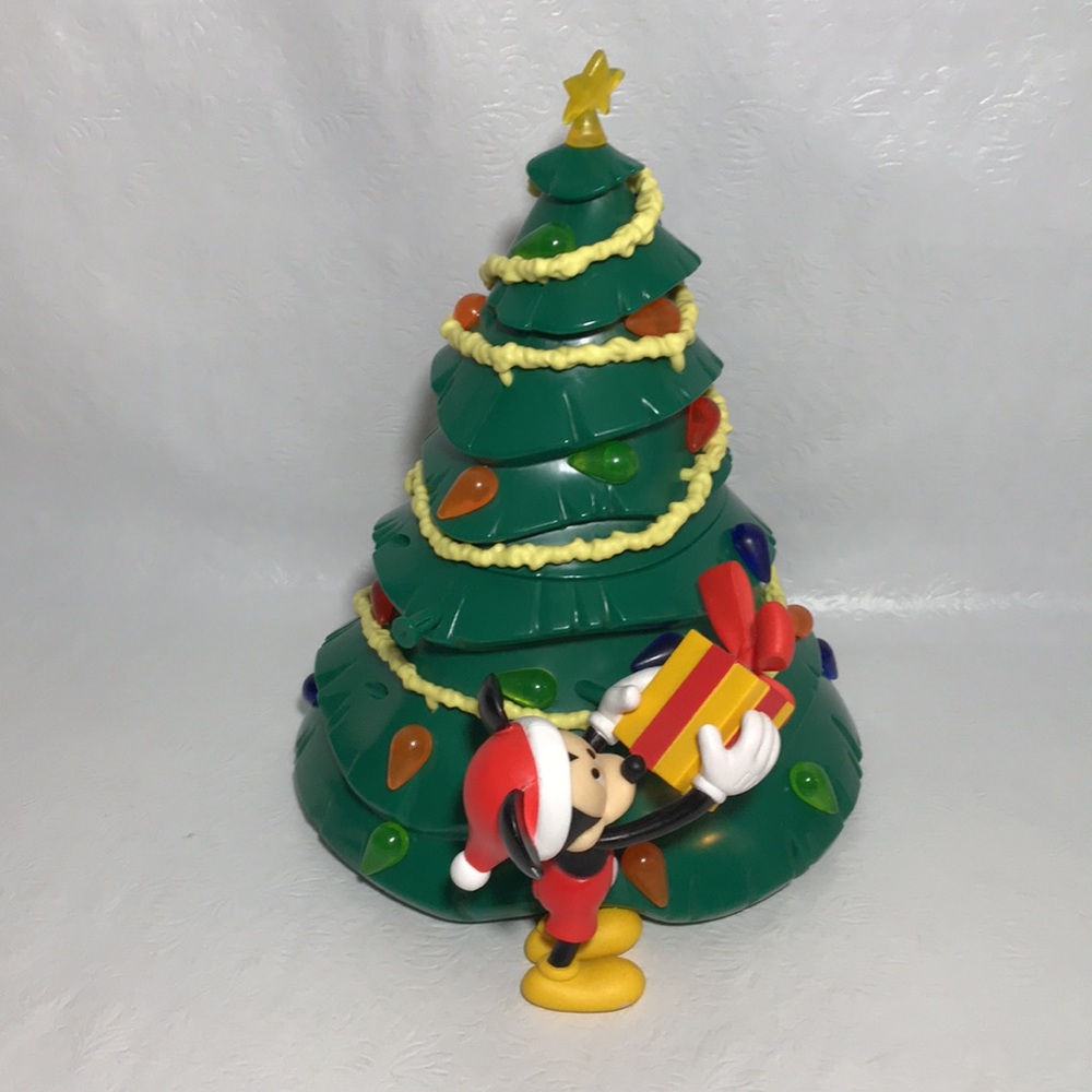 Disney Mickey Mouse Light Up Gum Drop Collectors Popcorn Bucket Tree